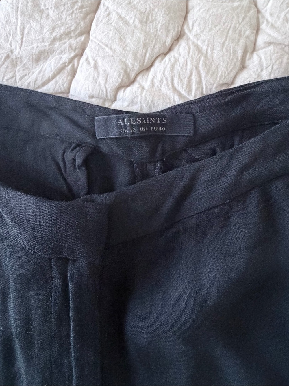 ALLSAINTS | Wide Leg Trousers High Rise | US 8 | NWOT - Picture 7 of 11